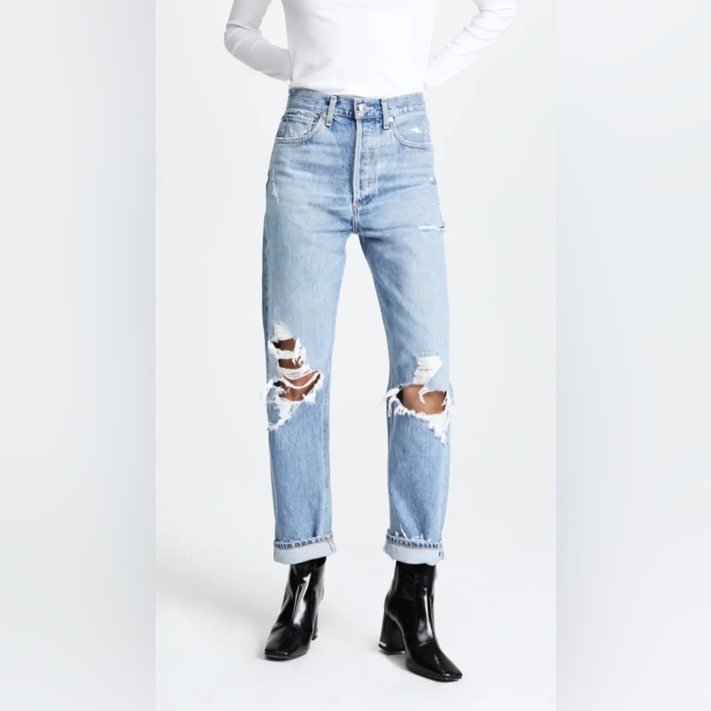 AGOLDE 90s Mid Rise Straight Leg Jeans